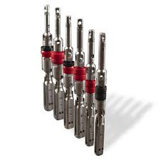 Axes broche avec valves de fermeture